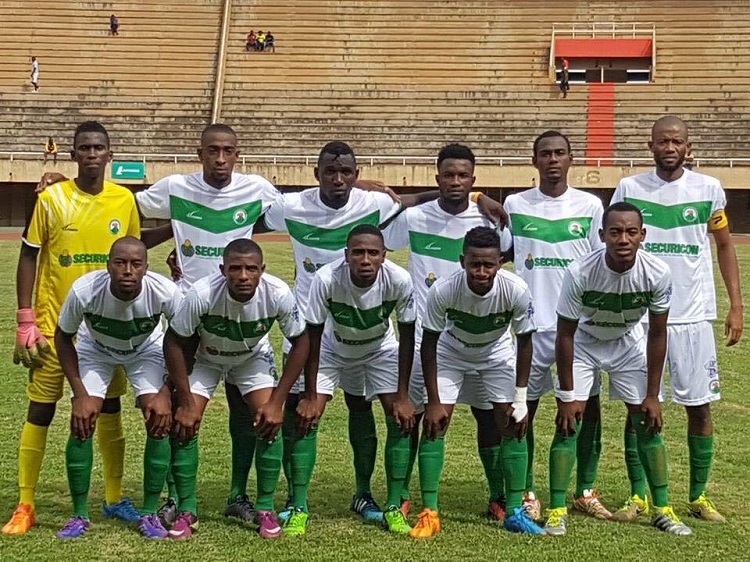 image Football : Coupe d'Afrique des Clubs, 2017, Uganda A (0-0) à Kampala, Volcan nage sur un bon océan